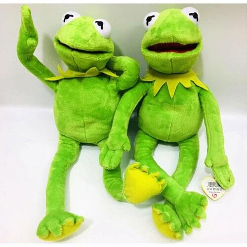60cm=23.6inch The Muppets KERMIT FROG Stuffed animals Hand puppet Plush Baby Boy Toys for Children Birthday Gift