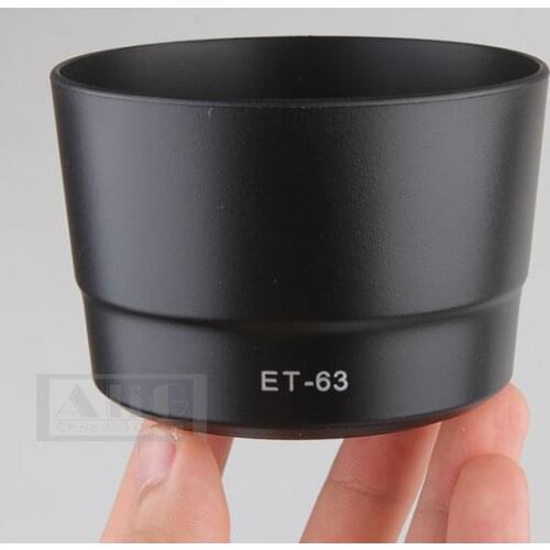 10PCS ET-63 Bayonet Camera Lens Hood 58mm For Canon EF-S 55-250mm f/4-5.6 IS STM lens