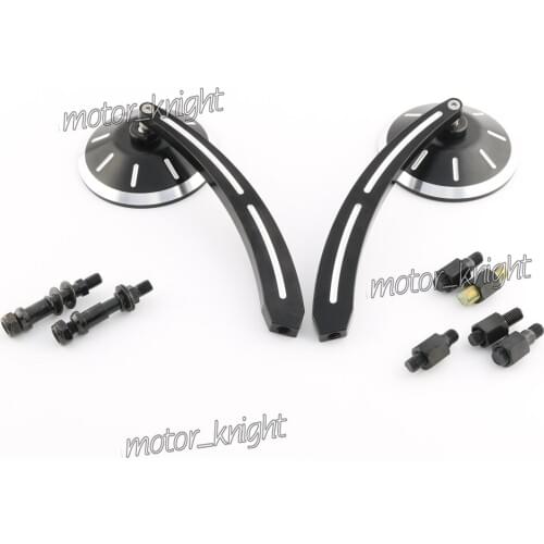 Free shipping motorcycle parts CNC Side Mirrors For 1997-2019 Later Harley Davidson Model BLACK
