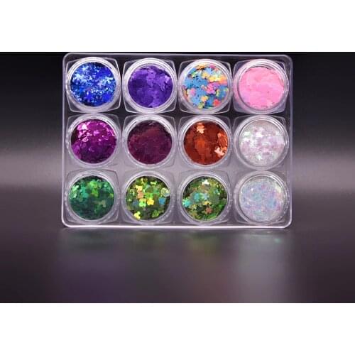 Sparkle glitter Eco-friendly bulk craft glitter different new shapes for makeup nail polish DIY Crafts
