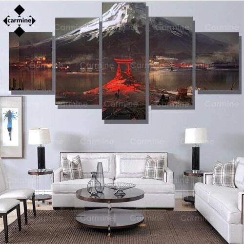 Carmine Wall Paintings