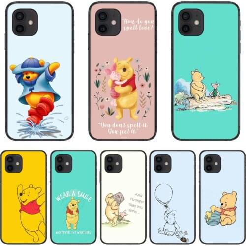 Winnie the Pooh Fashion Phone Case cover For OPPO A91 9 83 79 92s 5 F9 A7X Reno2 Realme6pro 5 black tpu cell cover