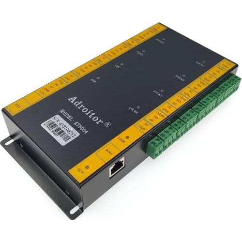 Four Door access control tcp/ip metal shell Anti smashing / Antistatic / antioxidant support access/attendance /web/App