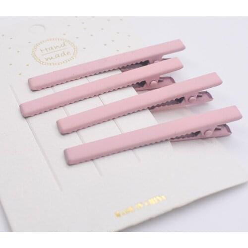 Color thickened Metal ducks mouth clip Stainless steel ducks mouth clip Candy-colored square ducks mouth clip