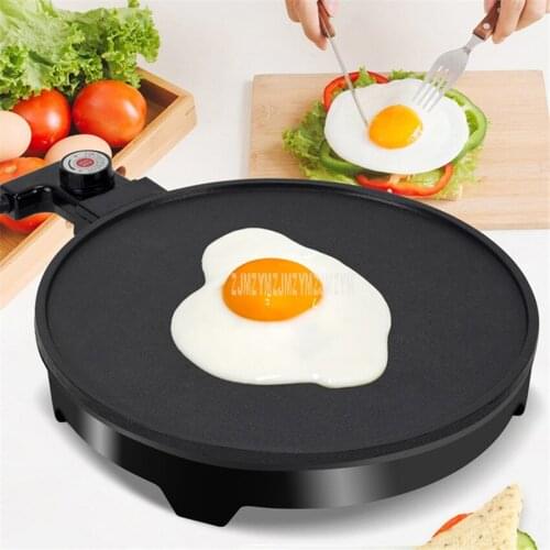 Electric Pancake Baking Machine Household Round Barbecue Machine Frying Pan Smokeless and Non-stick Iron Plate Kitchen Tool 220V
