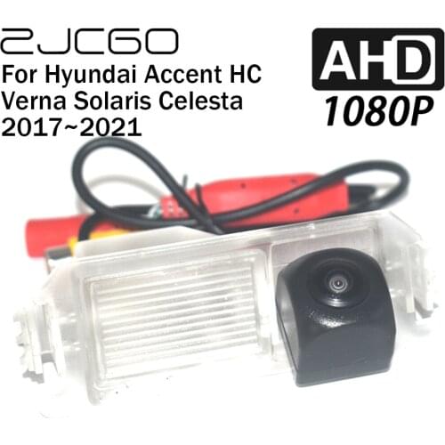 ZJCGO Car Rear View Reverse Backup Parking Reversing Camera for Hyundai Accent HC Verna Solaris Celesta 2017 2018 2019 2020 2021