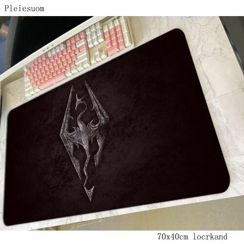Skyrim pad mouse Popular computer gamer mouse pad 700x400x3mm padmouse big home mousepad ergonomic gadget office desk mats