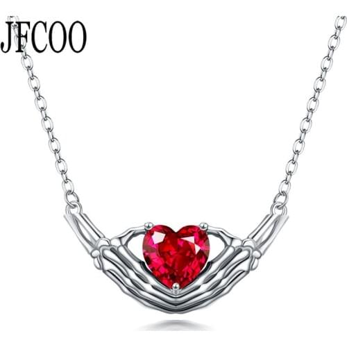 Heart Crystal palmar Statement Necklace Love Classic Valentines Day Jewelry Gift
