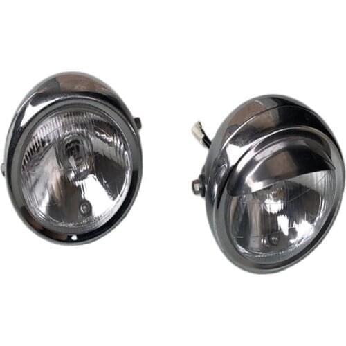 Motorcycle Headlight Metal Retro Front Light 12V Fits For CG125 GN125 CB CL 125 150 Yamaha Suzuki Cafe Racer Bobber Custom
