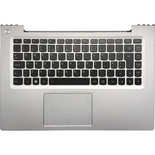 NEW UK laptop keyboard For Lenovo U430p U430 UK keyboard with case Palmrest Touchpad