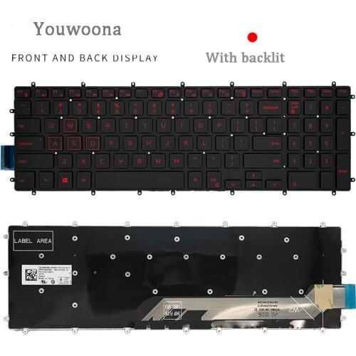 New Original Laptop Keyboard For Dell 15-7000 5567 5570 7566 7567 5665 5568 3582 3583