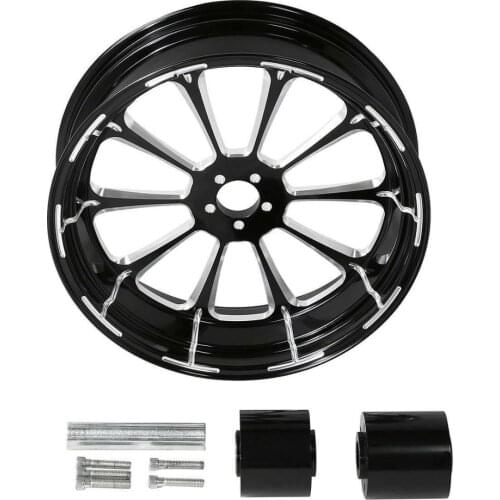 Motorcycle 18'' x 5.5'' Rear Wheel Rim w/ Hubs For Harley Touring Non ABS Models 2008-2020