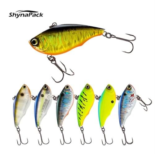 Artificial Vib Fishing Lures 55Mm 10G Jig Wobblers Sinking Hard Bait Jerk 3D Fish Eyes Swimbait Teny Pitch Vibrators Sea Fishing