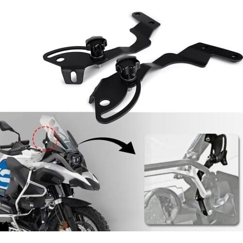 R1200GS LC R1250GS ADV Windshield Windscreen Reinforced Adjustable Bracket Mount Holder for BMW R1200 GS LC R1250 GS Adventure