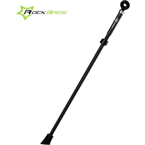 Rockbros Ultralight Quick Release Bicycle Kickstand Stainless Steel/Carbon Fiber Styles Bike Side Stand Bicycle Accessories