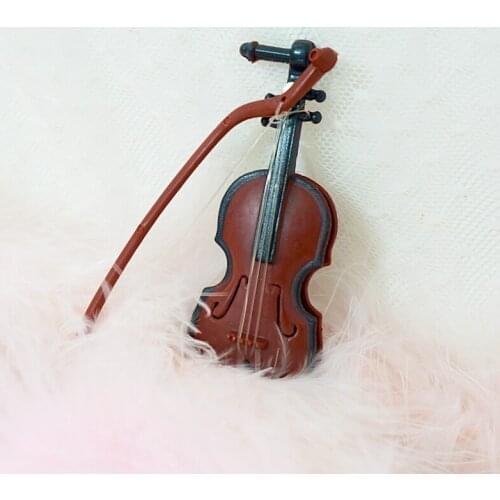 Handmade Cute Simulation Violin Barrettes Artistic Vintage Headwear Lolita Hair Accessories Ins Hair Rope