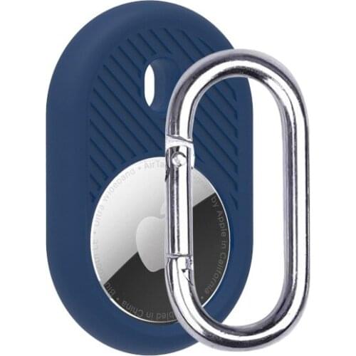 For Apple Airtags Silicone Protective Case Cover for Air Tags Locator Tracker Anti-lost Device Keychain Protection Sleeve