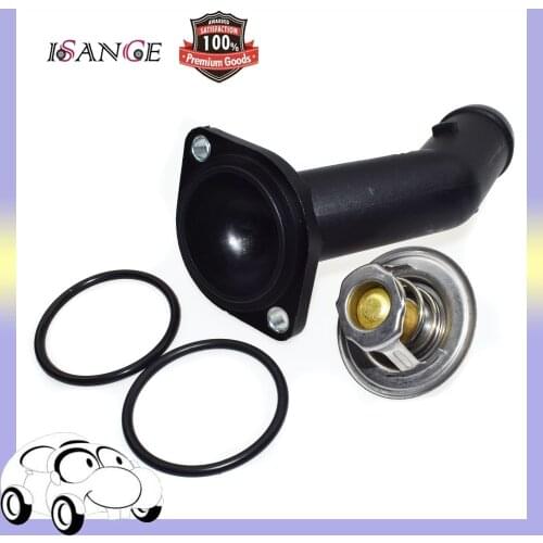ISANCE Thermostat Housing For AUDI A3/S3 A4/S4 A6 TT SEAT CORDOBA IBIZA LEON TOLEDO SKODA # 059 121 119 / 050121113C 06A121121C