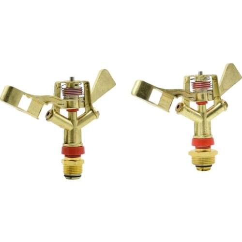 1/2 3/4 Inch male Zinc Alloy Rotate Rocker Arm Water Sprinkler Spray Nozzle 360 Degree lawn Garden Irrigation Sprinkler 1pcs