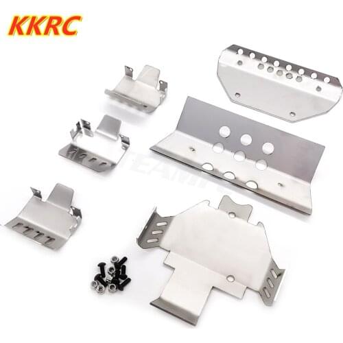 1set Trx-6 G63 bumper Chassis Armor Protection Skid Plate for Traxxass TRX-4 G500 88096-4