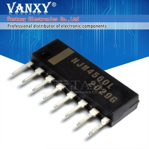 10PCS NJM4560L SIP-8 NJM4560 SIP 4560L original authentic