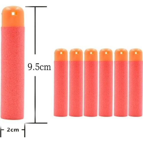 150PCS 9.5x2cm Elite Mega Series Dart Refill Clip Darts Paintball Gun Soft Bullet Electric Toys Kid Child Gifts Free Shipping