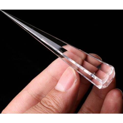 18g Natural Clear Vogel Style Quartz Crystal 8 sided Point Superb Healing