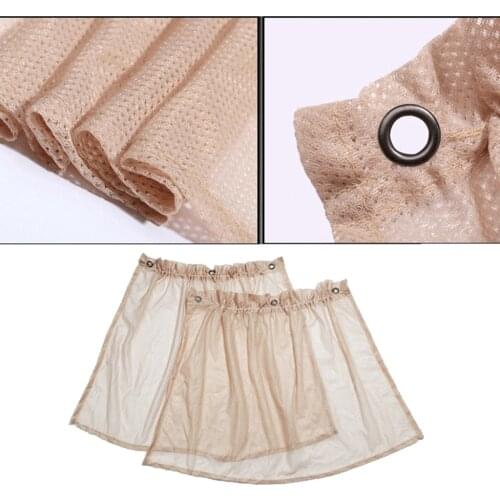 2pcs Universal Car Trucks Window Curtain Cover Sun Shade Shield Gadget