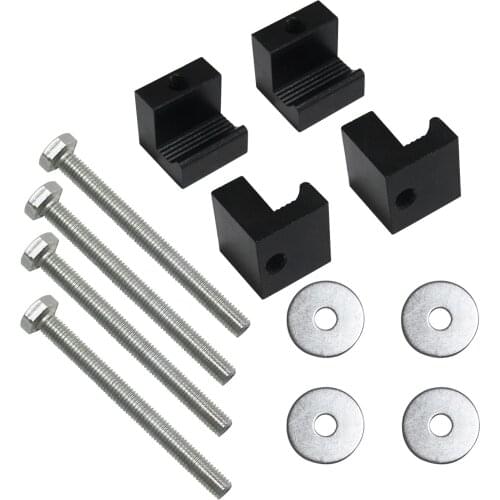 4 PCS Truck Tool Box Mouting Kit Pickup Toolbox Tie Downs Aluminum Alloy J Hooks Car Goods Car Accessories Truck Bracket