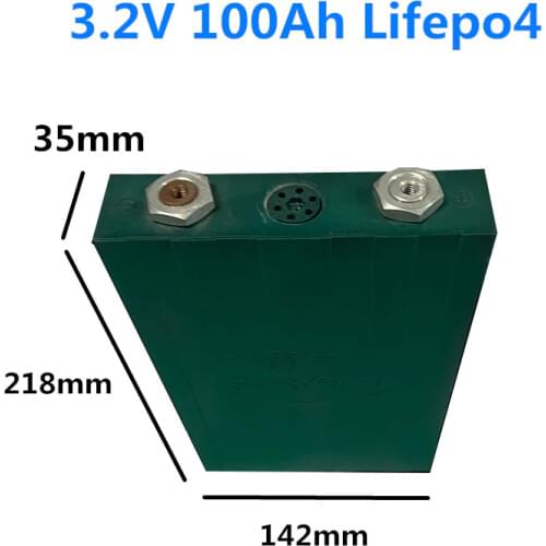 GTK Rechargeable 3.2V 100Ah LiFePO4 Battery 3C discharge for 12V 24V 48V 100Ah 200ah batttery pack diy