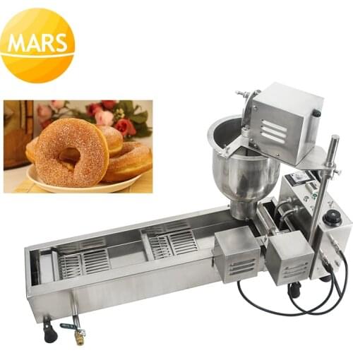 Automatic Mini Donut Doughnut Maker Machine Stainless Steel Donut Fryer Making Machine Commercial Krapfen Machine 220V 110V