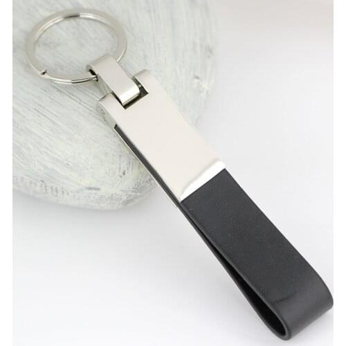 10pcs/lot genuine leather keychain key ring through belt car key chain key holder sleutelhanger llaveros hombre free shipping