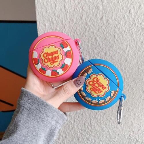 Earphone Case For AirPods Pro Case Silicone Cute Cartoon Candy Earpods Cover For Air Pods Pro 3 Case Cover With Keychain