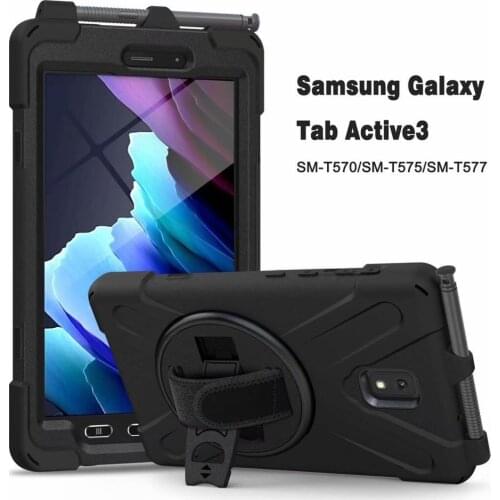Tablet Case for Samsung Tab Active3 8" 2020 SM-T570 T575 8 inch Case Kid Safe Shockproof for Galaxy Tab Active3 T577 T575 Funda