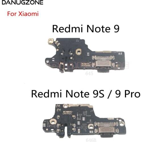 USB Charging Dock Port Socket Jack Plug Connector Charge Board Flex Cable For Xiaomi Redmi NOTE 9 Pro 9S