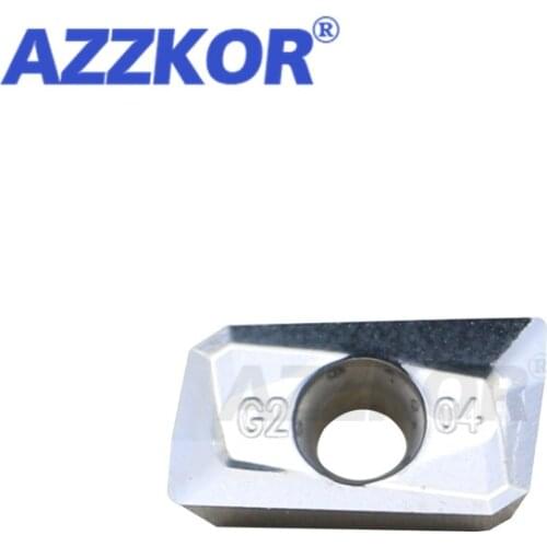 APMT1135PDER-G2 LL-NT01 Carbide Inserts Cutter CNC Milling Endmills Tools For Aluminum Maching AZZKOR Alloy Inserts APMT1604PDER