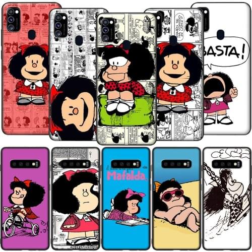GX128 Mafalda Case for Samsung A6 A7 A8 Plus A9 A10 A20 A30 A40 A50 A60 A70 A01 EU A11 A21S A31 A41