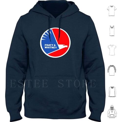 Pratt And Whitney Hoodies Long Sleeve Pratt And Whitney Eagle Boeing Pilot Jet Engines Fathers Day Birthday Christmas