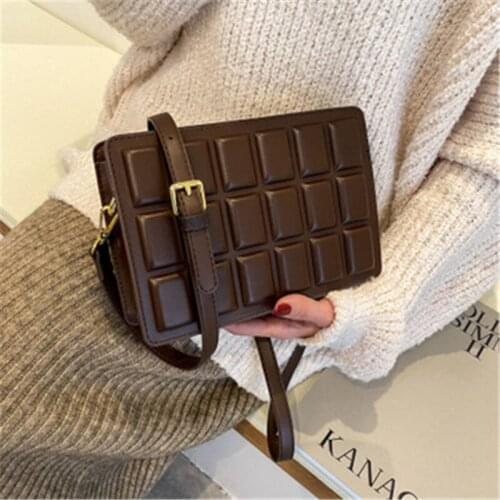 Personality Womens Bag Handbags 2020 New Fashion All-Match PU Shoulder Bag Plaid Crossbody Bag Bolsos Para Mujer Bags For Women