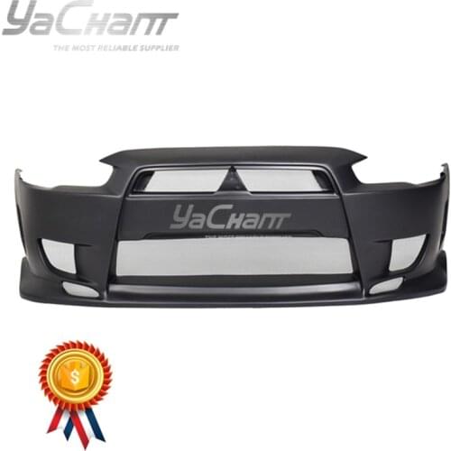 Car-Styling Fiber Glass Front Bumper Cover Fit For 2007-2010 Lancer CW Front Bumper FRP