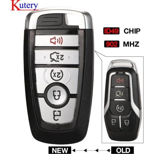 Kutery 5 Buttons Smart Card New remote key 902 mhz HITAG PRO chip for Ford Mondeo Energi HS7T-15K601-CB A2C93142400 2014-2018
