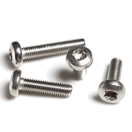 M4 Stainless Steel Torx T&TX Round Head Screws Plum Pan Screw Six-Lobe Socket Bolts 5mm-55mm Length
