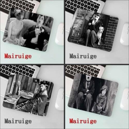 Mairuige big promotion cheapest mouse pad multi-size comedy master chaplin black and white photo computer game