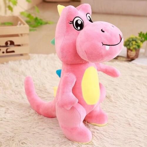 About 50cm lovely cartoon pink dinosaur plush toy soft doll kids toy Christmas gift b1550