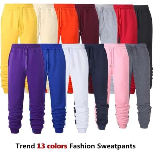 2021 New Men Joggers Brand Male Trousers Casual Pants Sweatpants Jogger 13 color Casual Thicken Mens sweatpants