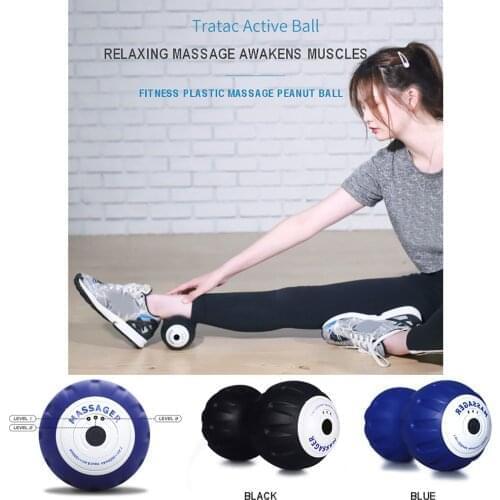 Active Ball Lacrosse Myofascia Ball Peanut Massage Ball High Density Fitness Body Fascia Massage Yoga Exercise Relieve Pain#g30