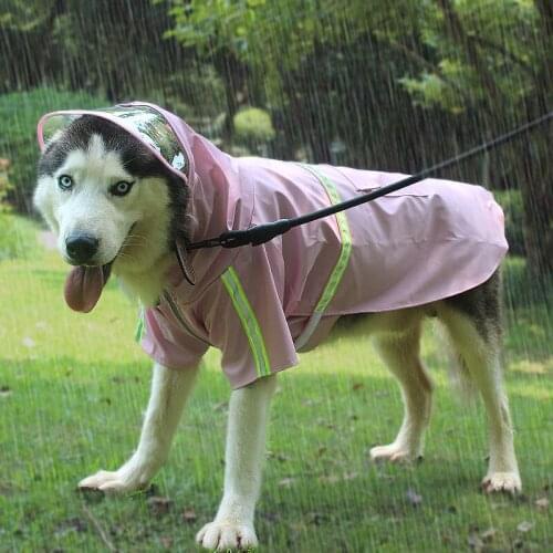 Golden Retriever Clothes Big Dog Raincoat Large Dog Clothing Waterproof Coat jacket Samoyed Husky Labrador Dog Rainwear Outfit