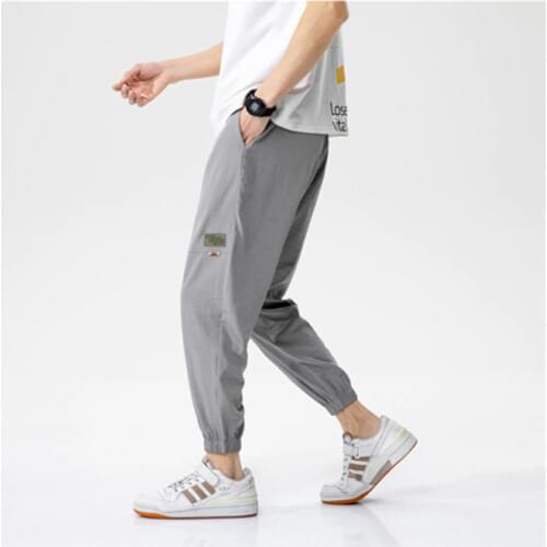 Mens Harem Pants plain elastic waist street fashion new pants casual pants for men