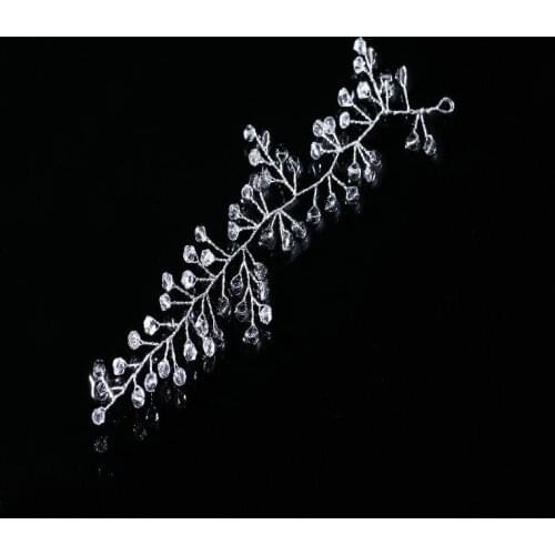 Bridal Rhinestone Headbands Hairwear For Women Wedding Accessories Bride Crystal Headdress Wedding Jewelry