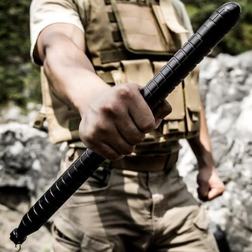 Outdoor Aviation Aluminum Waterproof Box Self Defense Stick First Aid Pill Bottle Car Broken Window Combination Rod for Camping